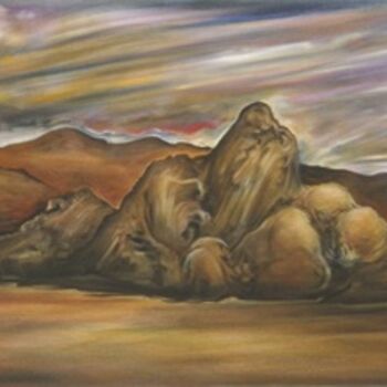 Painting titled "California Horizons…" by Linda Vallejo, Original Artwork