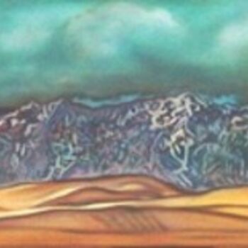 Pintura intitulada "Death Valley Stovep…" por Linda Vallejo, Obras de arte originais