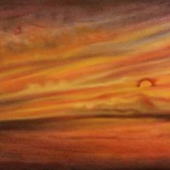 Pittura intitolato "Fire and Earth" da Linda Vallejo, Opera d'arte originale