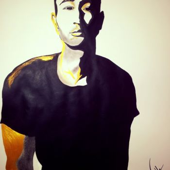 Peinture intitulée "John Legend" par Vallen, Œuvre d'art originale, Acrylique