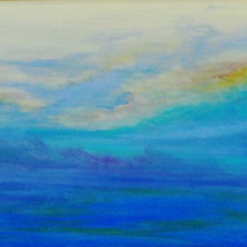 Peinture intitulée "skies-of-nantucket-…" par Valleri, Œuvre d'art originale