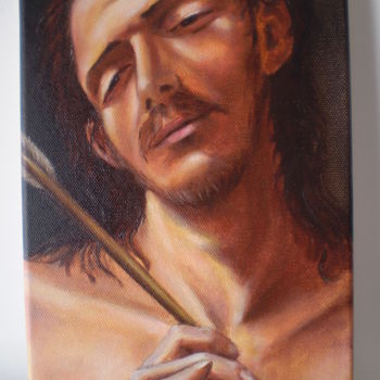 Painting titled "S. Sebastião" by Vf, Original Artwork, Oil