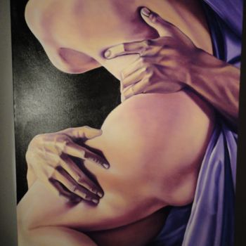 Painting titled "Rapto" by Vf, Original Artwork, Oil