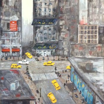 Painting titled "New york City" by Vame, Original Artwork