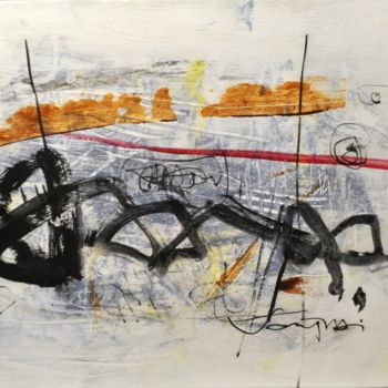 Peinture intitulée "La traversée" par Van Thaï, Œuvre d'art originale, Acrylique