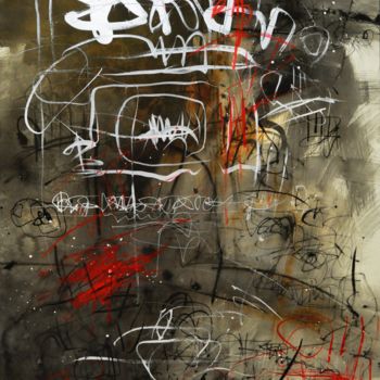 Peinture intitulée "Graffitis" par Van Thaï, Œuvre d'art originale, Acrylique