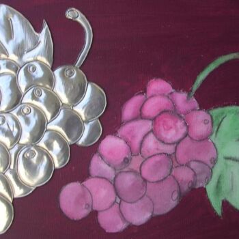 Pintura titulada "O Cacho de uvas" por Vanda Estriga, Obra de arte original