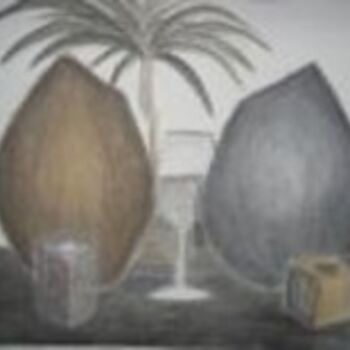 Pintura intitulada "Duas jarras" por Vanda Estriga, Obras de arte originais