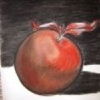 Painting titled "Fruta proibida" by Vanda Estriga, Original Artwork