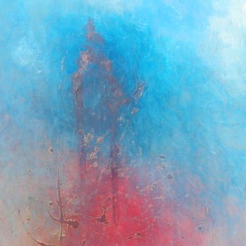 Painting titled "dans la brume" by Pascal Vandel, Original Artwork