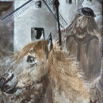 Malarstwo zatytułowany „Don Quichotte” autorstwa Vandorpe Amdv, Oryginalna praca