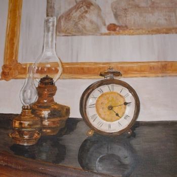 Pittura intitolato "2005-souvenirs-tont…" da Vandorpe Amdv, Opera d'arte originale, Olio