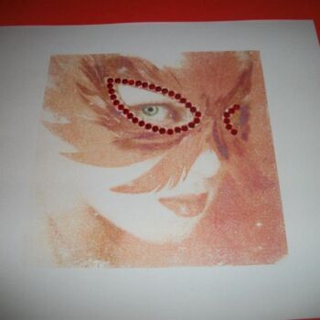 Drawing titled "carnevale" by Vanessa Elia, Original Artwork, Other