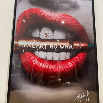 "Louis Vuitton no war" başlıklı Dijital Sanat Vanessa Fodera tarafından, Orijinal sanat, Mürekkep
