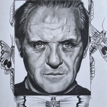 Drawing titled "Hannibal" by Vanessa Krawczyk, Original Artwork, Graphite
