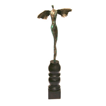 Escultura intitulada "Victoire de Samothr…" por Vanessa Renoux, Obras de arte originais, Papel