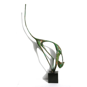 雕塑 标题为“Chat géant, patine…” 由Vanessa Renoux, 原创艺术品, 纸