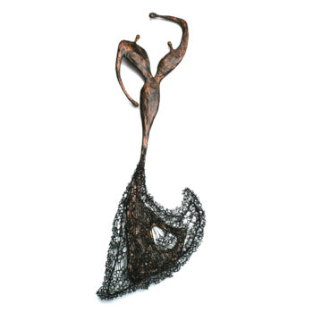 Γλυπτική με τίτλο "Flamenco- sculpture…" από Vanessa Renoux, Αυθεντικά έργα τέχνης, Μέταλλα