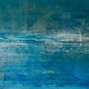 Peinture intitulée "Like blue" par Vanessa Seconde, Œuvre d'art originale, Acrylique