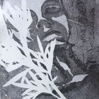 Estampas & grabados titulada "visage 2" por Vanessa Taverne, Obra de arte original, Grabado