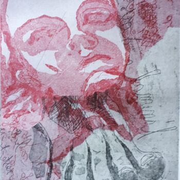 Incisioni, stampe intitolato "pied 2" da Vanessa Taverne, Opera d'arte originale, incisione