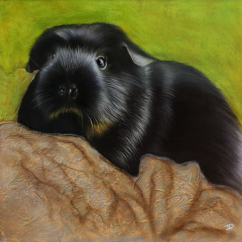 Painting titled "Cavia" by Nesdesign, Original Artwork, Airbrush