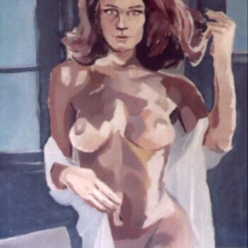 「Nude 01」というタイトルの絵画 Vani Ghougassianによって, オリジナルのアートワーク