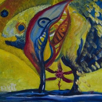 Pittura intitolato "Fishes" da Vania, Opera d'arte originale