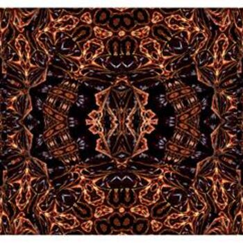 Arte digitale intitolato "Fire carpet" da Vania, Opera d'arte originale