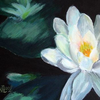 Malarstwo zatytułowany „Lotus” autorstwa Vania, Oryginalna praca