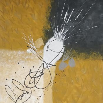 Peinture intitulée "Explosion de lumière" par Sylvia Lacroix, Œuvre d'art originale, Acrylique