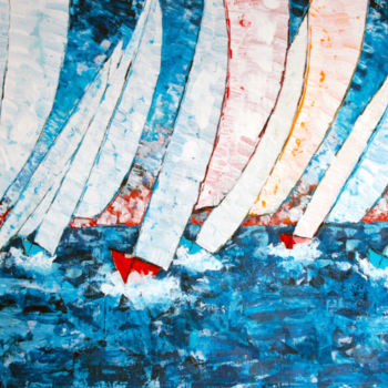 Peinture intitulée "regata.jpg" par Vanja Maracic, Œuvre d'art originale