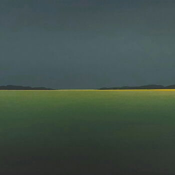 Painting titled "The last light befo…" by Nelly Van Nieuwenhuijzen, Original Artwork, Acrylic