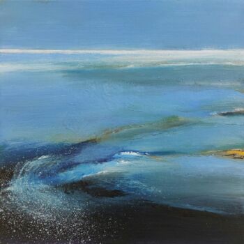 Картина под названием "The Dutch Coast (4)" - Nelly Van Nieuwenhuijzen, Подлинное произведение искусства, Акрил Установлен н…