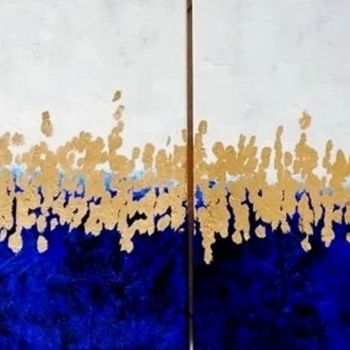 Malerei mit dem Titel "blue dream" von Vasiliki Polizogopoulou, Original-Kunstwerk, Acryl