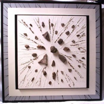 Malerei mit dem Titel "Big Bang" von Marie Claire Van Raes, Original-Kunstwerk