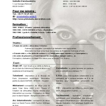 Malerei mit dem Titel "Curriculum Vitae" von Vansteenkiste, Original-Kunstwerk