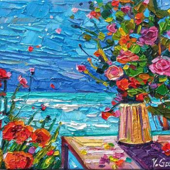 Картина под названием "Dreaming" - Vanya Georgieva, Подлинное произведение искусства, Масло Установлен на Деревянная рама дл…