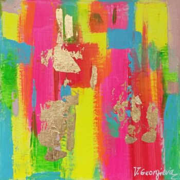 Картина под названием "Little Ra" - Vanya Georgieva, Подлинное произведение искусства, Акрил Установлен на Деревянная рама д…