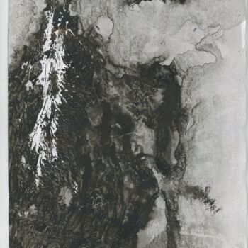Картина под названием "Death begs for alms…" - Vanya Kasatka, Подлинное произведение искусства, Чернила