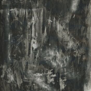 Картина под названием "I'm not here (Меня…" - Vanya Kasatka, Подлинное произведение искусства, Чернила