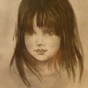 Artcraft titled "Girl's Portrait" by George-Maran Varthalitis, Original Artwork