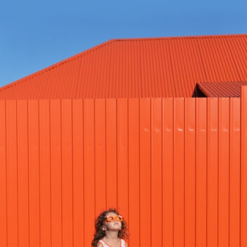 Fotografia intitolato "Orange mood 1" da Varvara Shtern, Opera d'arte originale, Fotografia digitale