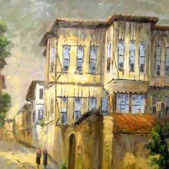 Painting titled "safranbolu" by Ali Yagcı, Original Artwork