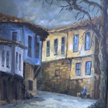 Schilderij getiteld "Cumalıkızık-3" door Ali Yagcı, Origineel Kunstwerk