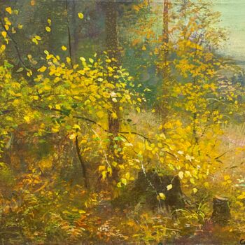 Painting titled "Autumn has already…" by Vasil Sumarau, Original Artwork, Oil