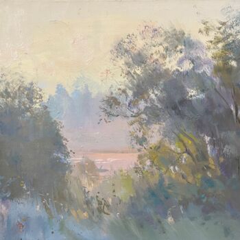 Картина под названием "Morning.2006" - Vasil Sumarau, Подлинное произведение искусства, Масло Установлен на Деревянная рама…