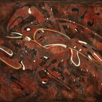 Pittura intitolato "Hermit" da Vasili Zianko, Opera d'arte originale, Acrilico