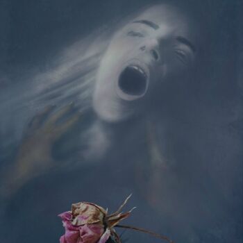Arte digitale intitolato "Un'anima persa (201…" da Vasiliki Trocheila, Opera d'arte originale, Pittura digitale