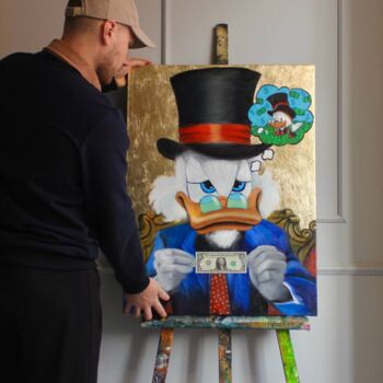 "scrooge  3" başlıklı Tablo Vasily Kizinek tarafından, Orijinal sanat, Petrol